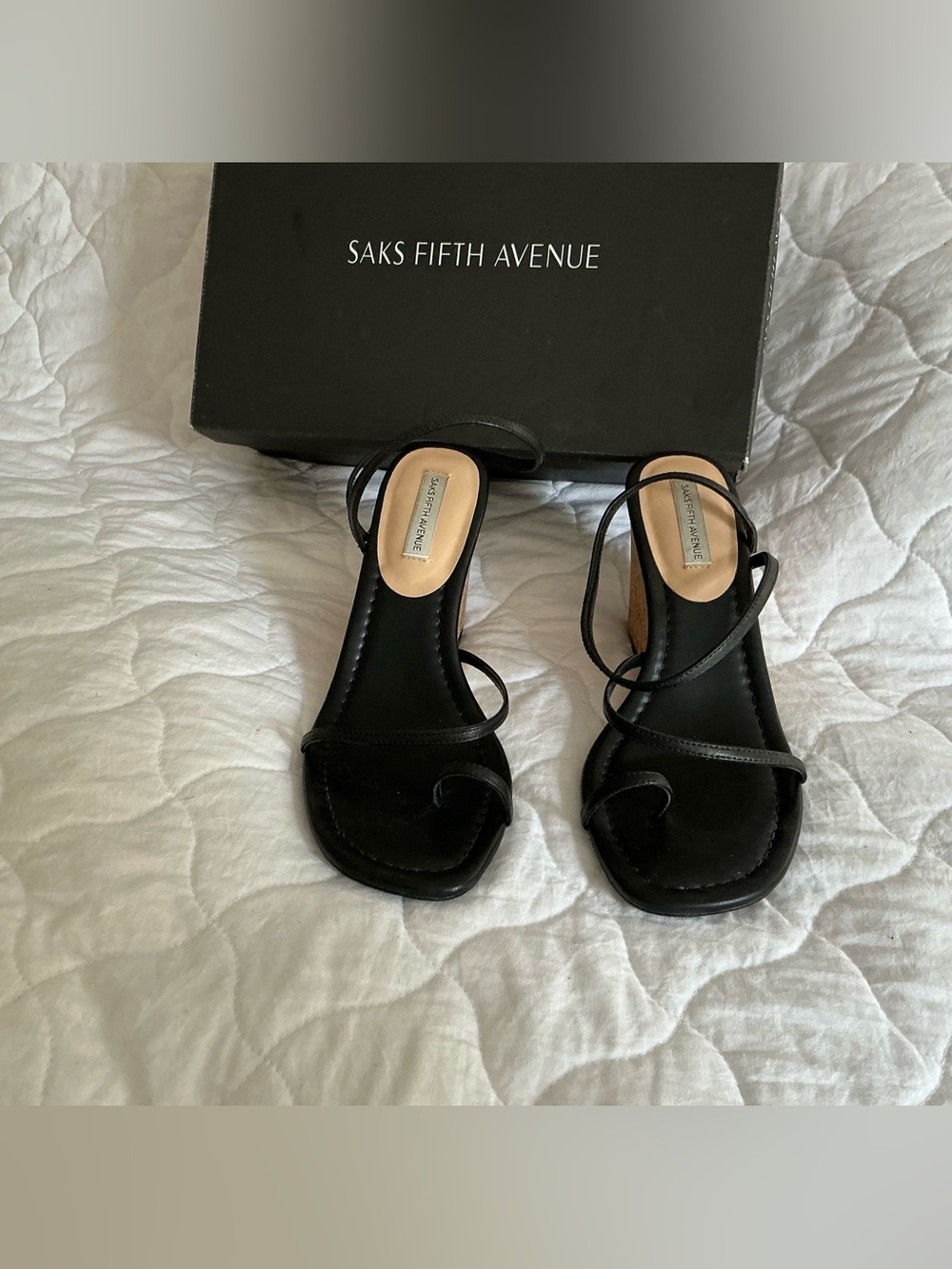 Saks Fifth Avenue | Strappy Wedge Sandals